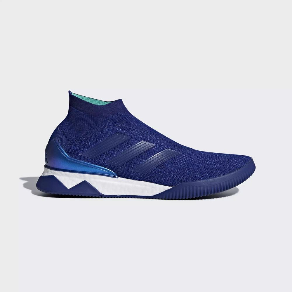 Adidas Predator Tango 18+ Tenis De Futbol Azules Para Hombre (MX-77740)
